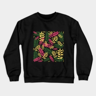 Joyful pastel leaves pattern Crewneck Sweatshirt
